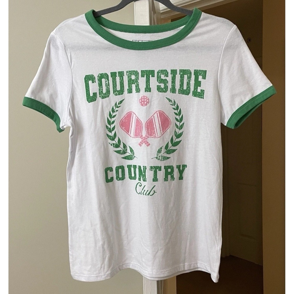 Freeze Top Athletic Courtside Country Club Pickleball‎ Graphic Women's Small